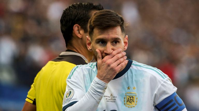 Lionel Messi hatte nach dem Spiel gegen Chile schwere Vorwürfe erhoben