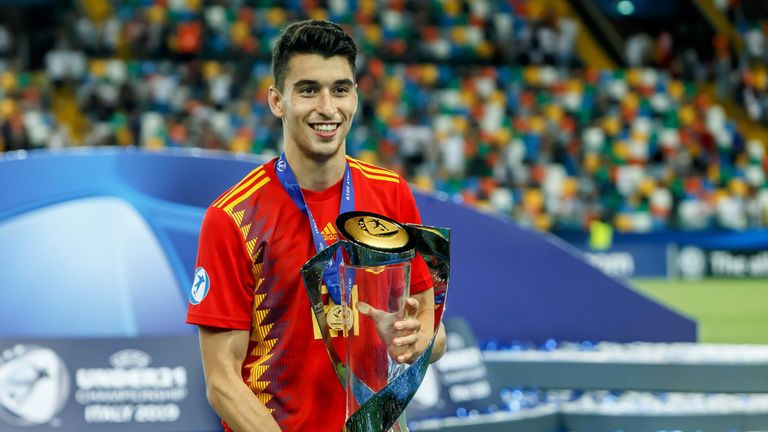 Marc Roca holte mit der spanischen U21-Nationalmannschaft den EM-Titel.