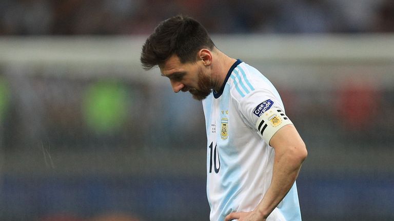 Messi muss erneut auf einen Titel mit der argentinischen Nationalmannschaft warten. 