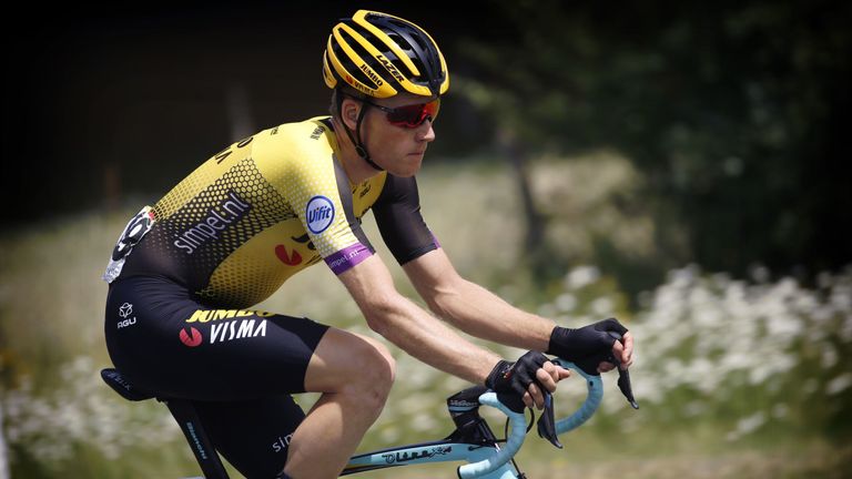 Der Niederländer Mike Teunissen gewinnt die erste Etappe der Tour de France 2019.