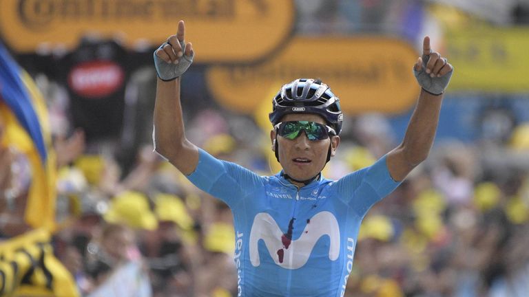 Nairo Quintana gewinnt die 18. Etappe der Tour de France.