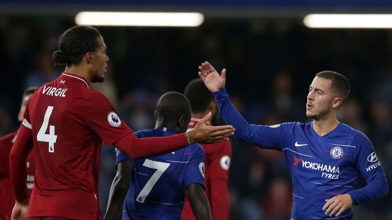 Virgil van Dijk (l.) und Eden Hazard (r.) zieren das Cover von FIFA 20.