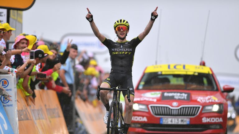 Simon Yates gewinnt die 15. Etappe der 106. Tour de France.