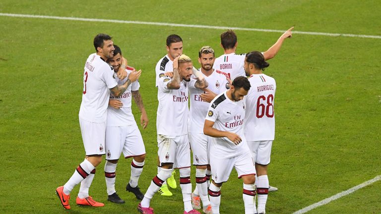 Platz 9: AC Mailand - 165 Spiele - 197 Punkte. 