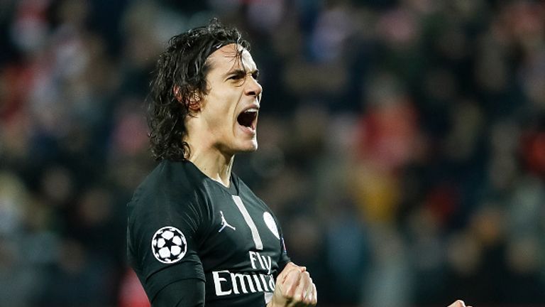 Edinson Cavani von Paris Saint-Germain hat 34 Tore auf seinem Konto stehen.