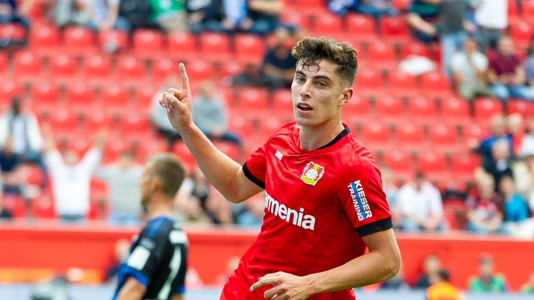 Platz 2: Kai Havertz (20), Bayer Leverkusen - Marktwert: 90 Millionen Euro