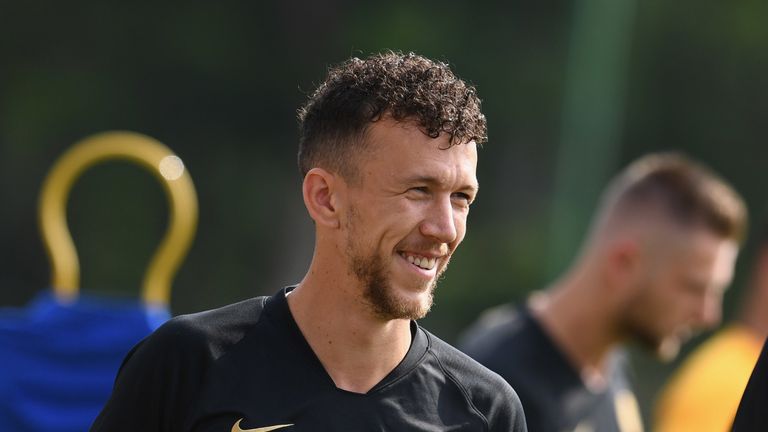 Ivan Perisic ist schon zum Medizincheck in München.