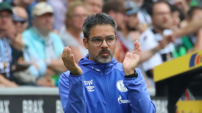 David Wagner holte in seinem ersten Bundesligaspiel als Schalke-Trainer einen Punkt bei Borussia Mönchengladbach.