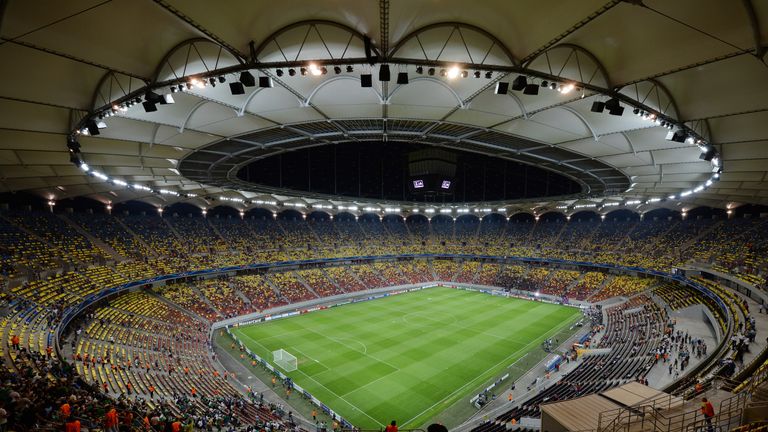 Arena Nationala in Bukarest: drei Gruppenspiele, ein Achtelfinale - Kapazität: 55.600 Plätze. 