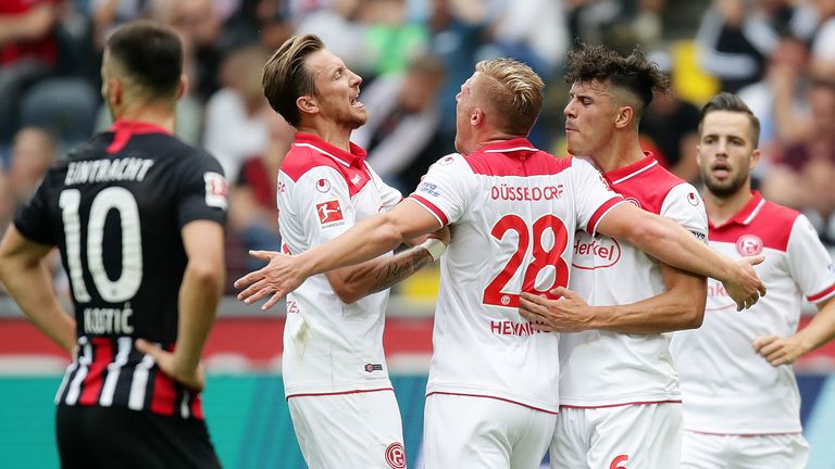 Frankfurt empfängt Düsseldorf zur letzten Partie des 3. Spieltages.