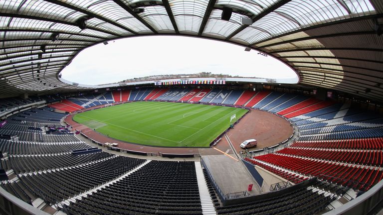 Hampden Park in Glasgow: drei Gruppenspiele, ein Achtelfinale - Kapazität: 51.886 Plätze. 