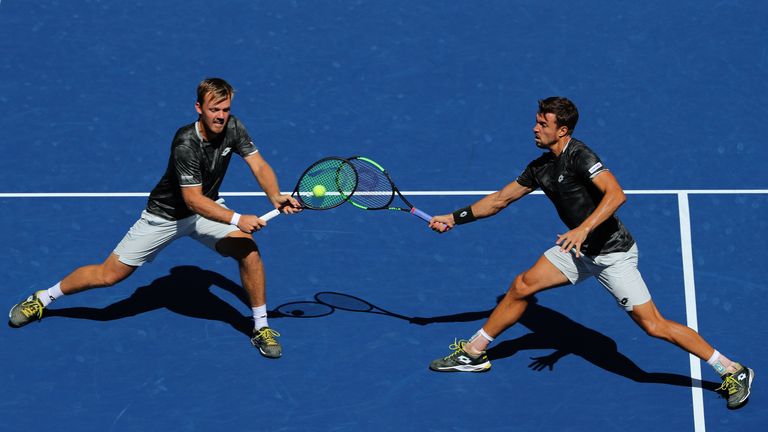 Das deutsche Herren-Doppel erreichte bei den US Open das Halbfinale. 