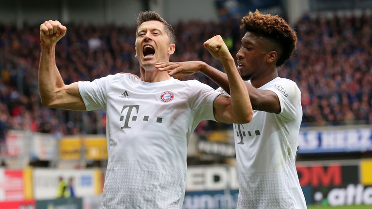 Platz 1: Robert Lewandowski - 22 Tore (23 Spiele)