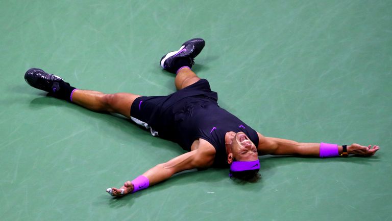 Rafael Nadal triumphiert bei den US Open. 