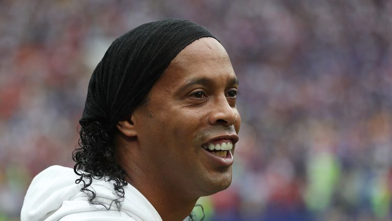 Ronaldinho soll noch einmal sein Können am Ball demonstrieren.