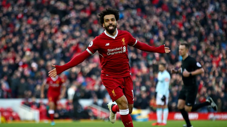 Platz 8: Mohamed Salah (FC Liverpool) - Gesamtstärke: 90
