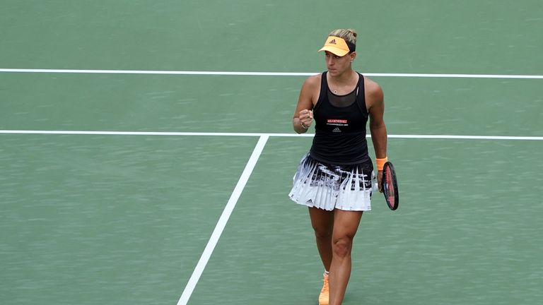 Die dreimalige Grand-Slam-Gewinnerin Angelique Kerber steht im ersten Halbfinale seit Juni.