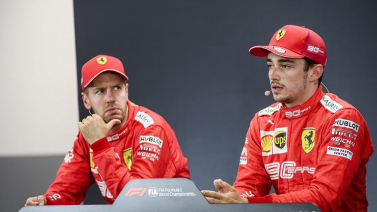 Bei Ferrari hat Charles Leclerc aktuell die Nase vor Sebastian Vettel.