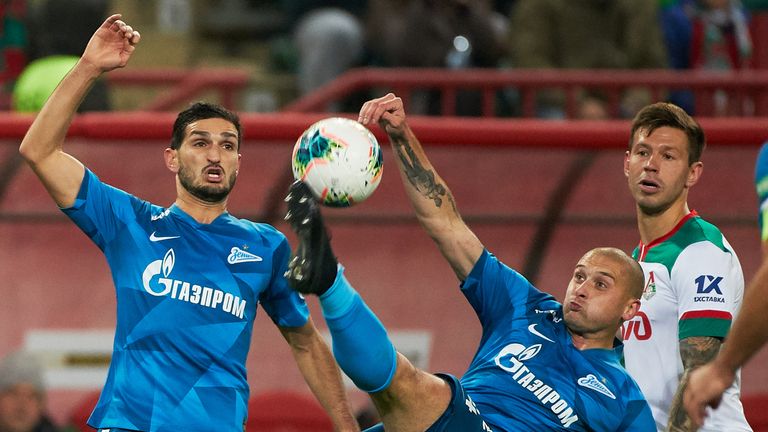 3. Platz - Zenit St. Petersburg: Der amtierende russische Meister kassierte am vergangenen Wochenende bei Lok Moskau (0:1) seine zweite Saisonniederlage und verlor damit Tabellenführung an ZSKA Moskau.