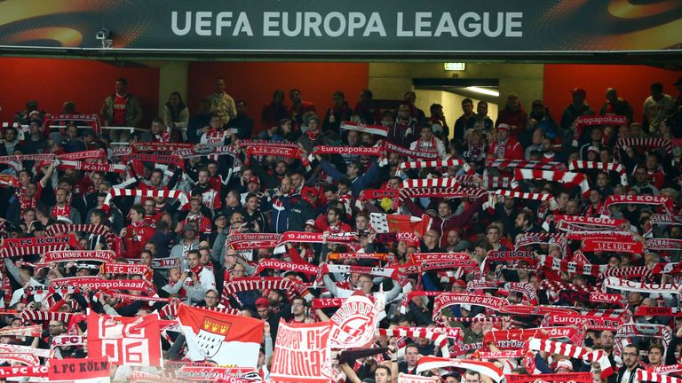 Mehr als 10.000 Fans waren am 14. September 2017 im Londoner Emirates Stadium, als die Geißböcke in der UEFA Europa League beim FC Arsenal spielten.