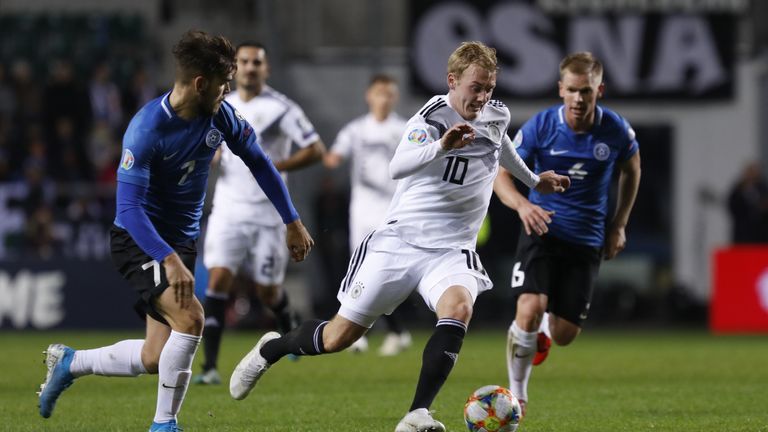 Julian Brandt konnte gegen Estland kaum Akzente setzen.
