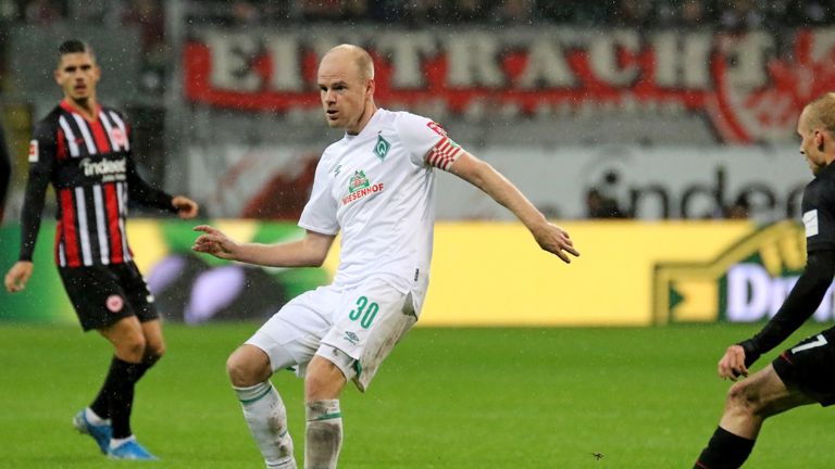 Davy Klaassen erlitt im Auswärtsspiel bei Eintracht Frankfurt eine Fußprellung.