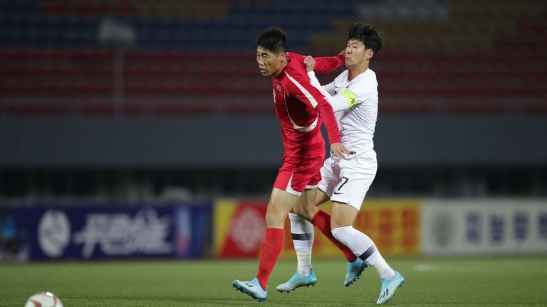 Tottenhams Son war nach dem WM-Quali-Spiel zwischen Nord- und Südkorea geschockt über die aggressive Spielweise.