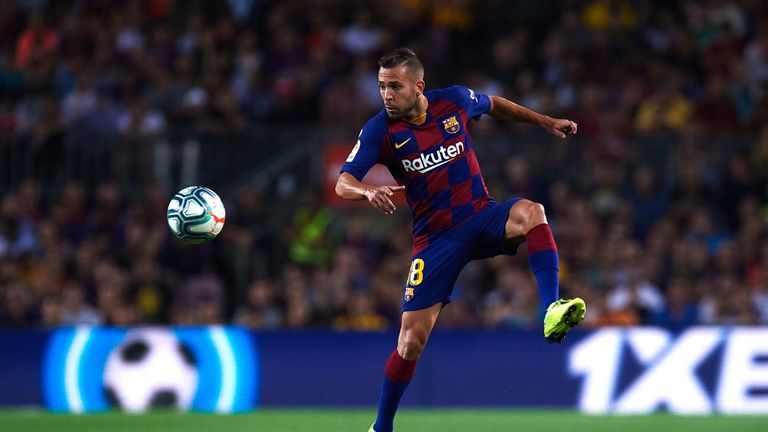 Linksverteidiger Jordi Alba (30) belebt mit seinen Tempoläufen seit Jahren das Offensivspiel der Katalanen. Marktwert: 50 Millionen Euro.