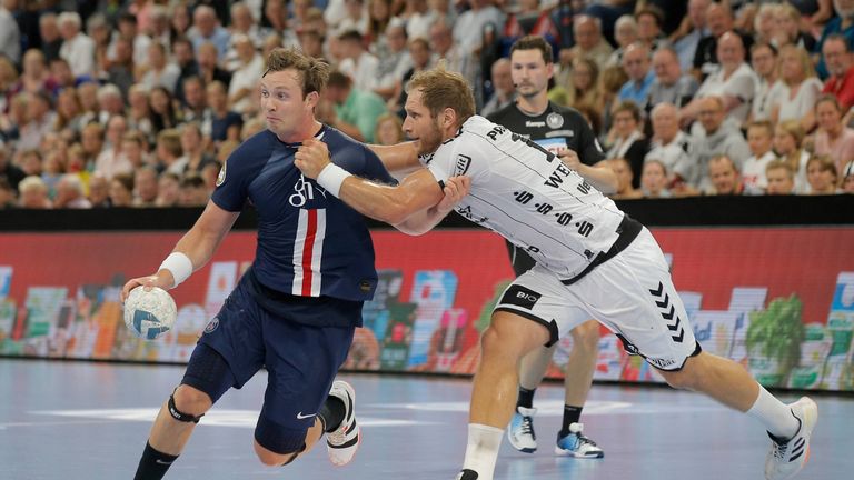 Hier noch Konkurrenten, bald Teamkollegen: Sander Sagosen (l.) wechselt kommenden Sommer zum THW Kiel.