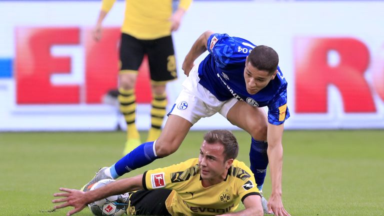 Mario Götze hatte sich im Spiel gegen den FC Schalke 04 verletzt.
