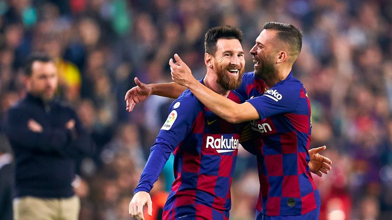 Lionel Messi traf doppelt für Barca.