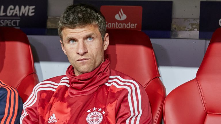 Für Thomas Müller ist in der Startelf des FC Bayern derzeit kein Platz.