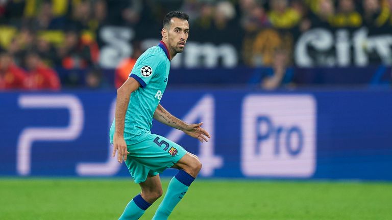 Routinier Sergio Busquets (31) ist seit Jahren nicht mehr aus dem Team des FC Barcelona wegzudenken. Sein Marktwert beträgt 50 Millionen Euro.