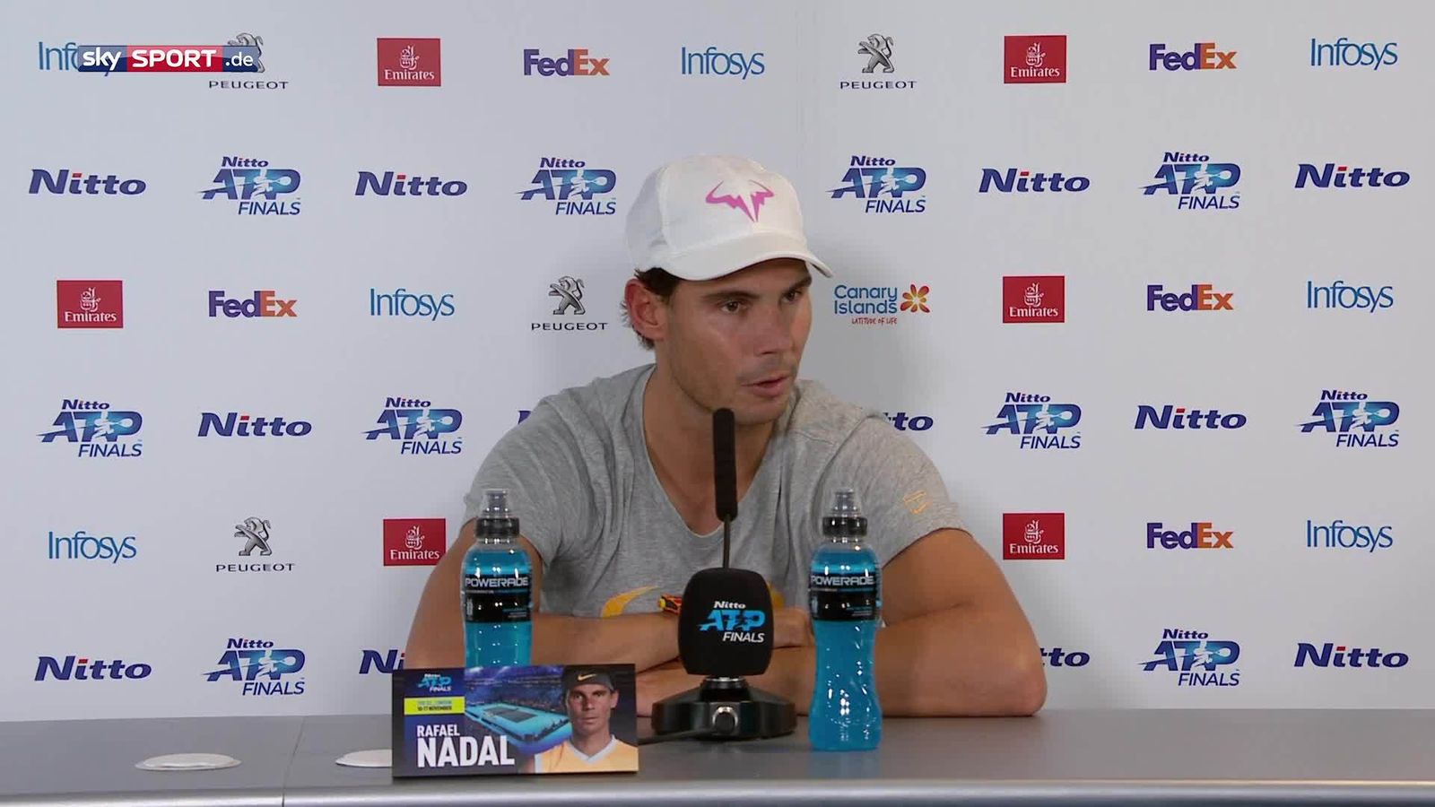 Tennis: ATP Finals: Rafael Nadal völlig fassungslos über Frage von Journalist - Sky Sport