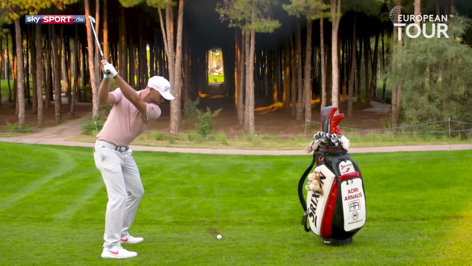 Golf Adri Arnaus zeigt einen TrickSchlag Golf News Sky Sport