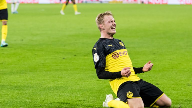 Julian Brandt hat die Chance auf seiner Lieblingsposition gegen Gladbach mit einem Doppelpack genutzt.