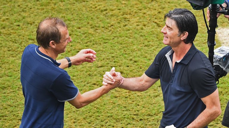 Mit dem US-Team gewinnt er 2013 den Gold Cup. Bei der WM 2014 trifft er im letzten Gruppenspiel in Recife ausgerechnet auf Deutschland und seinen ehemaligen Co-Trainer Jogi Löw. Die USA verlieren 0:1, erreichen aber dennoch das Achtelfinale, in dem sie gegen Belgien ausscheiden.