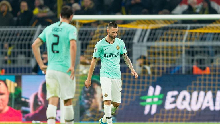 Inter Mailand verliert in Dortmund mit 2:3. 