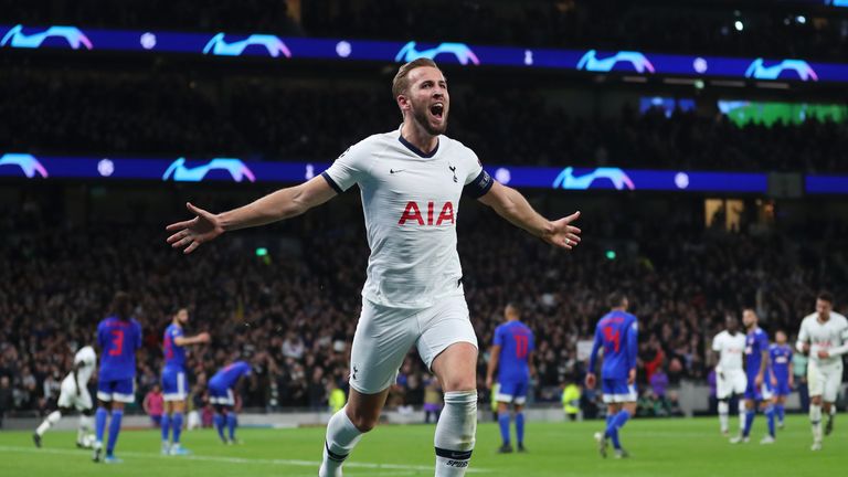 Harry Kane gelingt für die Tottenham Hotspurs in der Champions ...