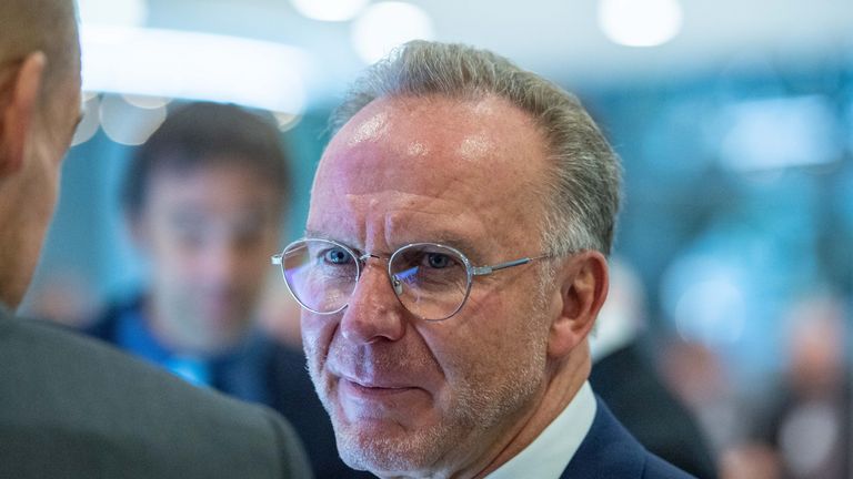 FCB-Boss Karl-Heinz Rummenigge entschuldigt sich bei Arsene Wenger.