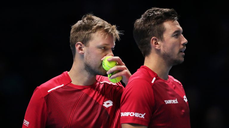Kevin Krawietz und Andreas Mies können nach wie vor ins Halbfinale der ATP-Finals einziehen.