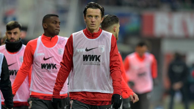 Michael Gregoritsch nimmt ab Mittwoch wieder am Training beim FC Augsburg teil. 