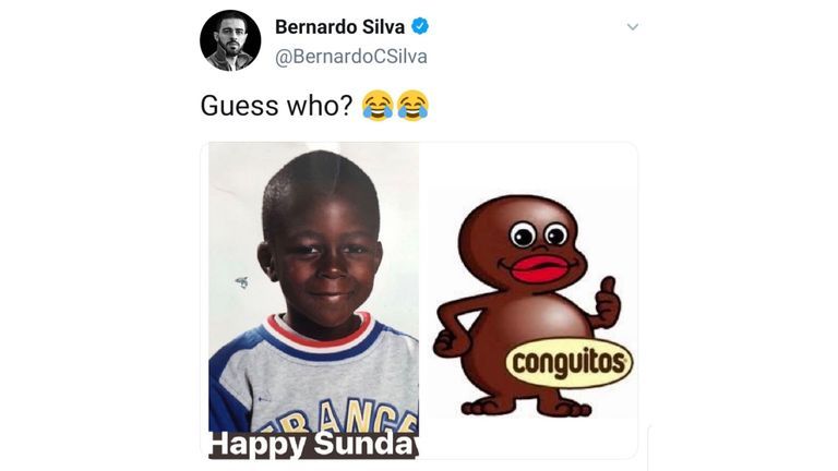 Dieser Tweet wurde Bernardo Silva zum Verhägnis.