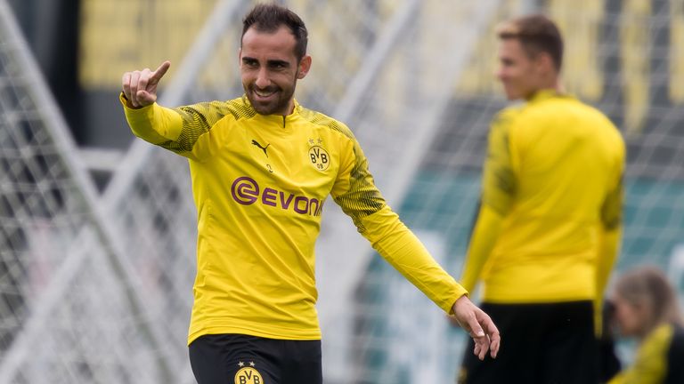 Paco Alcacer ist beim BVB zurück im Training.