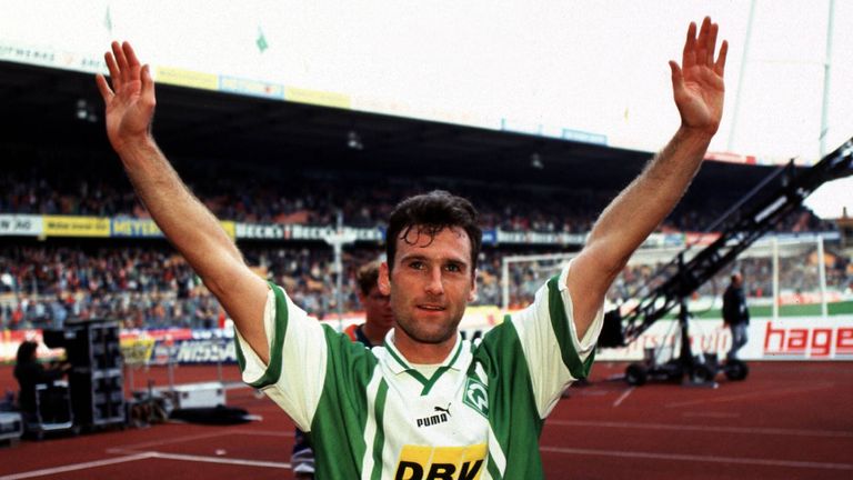 Platz 2: Andree Wiedener (Werder Bremen) - acht Minuten