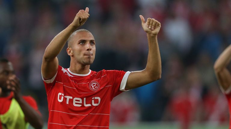 Platz 7: Dani Schahin (Fortuna Düsseldorf) - 19 Minuten