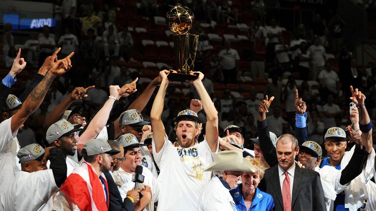 Dirk Nowitzki führt die Dallas Mavericks 2011 zum Triumph in der NBA.