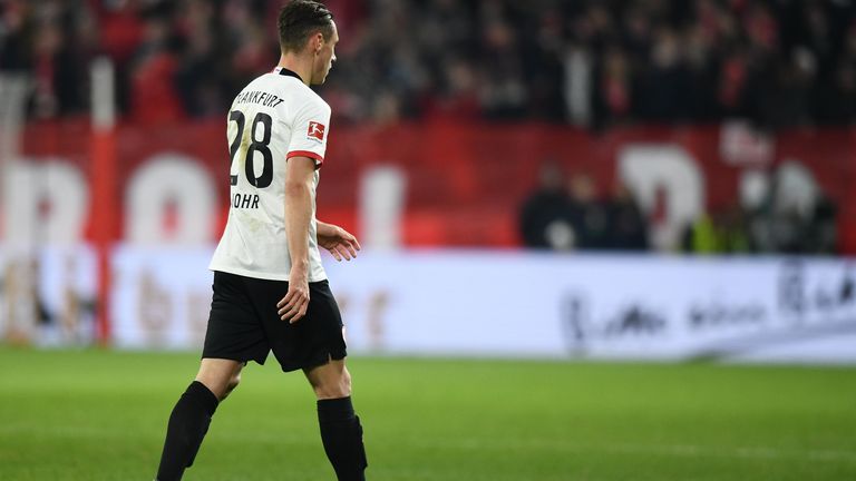 Dominik Kohr wird Eintracht Frankfurt in den beiden kommenden Liga-Partien nicht zur Verfügung stehen.