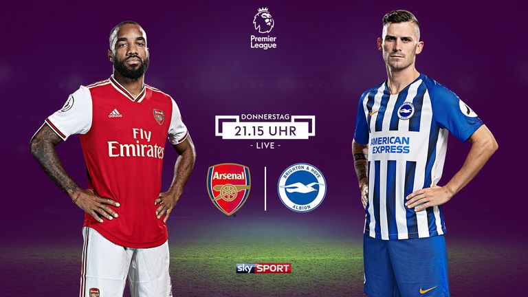 FC Arsenal - Brighton & Hove Albion: Donnerstag, 21:15 Uhr auf Sky Sport 1 HD