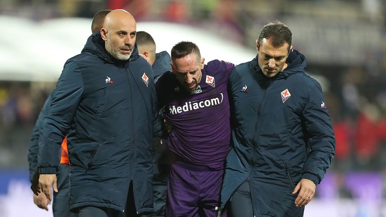 Franck Ribery fällt beim AC Florenz länger verletzt aus. 